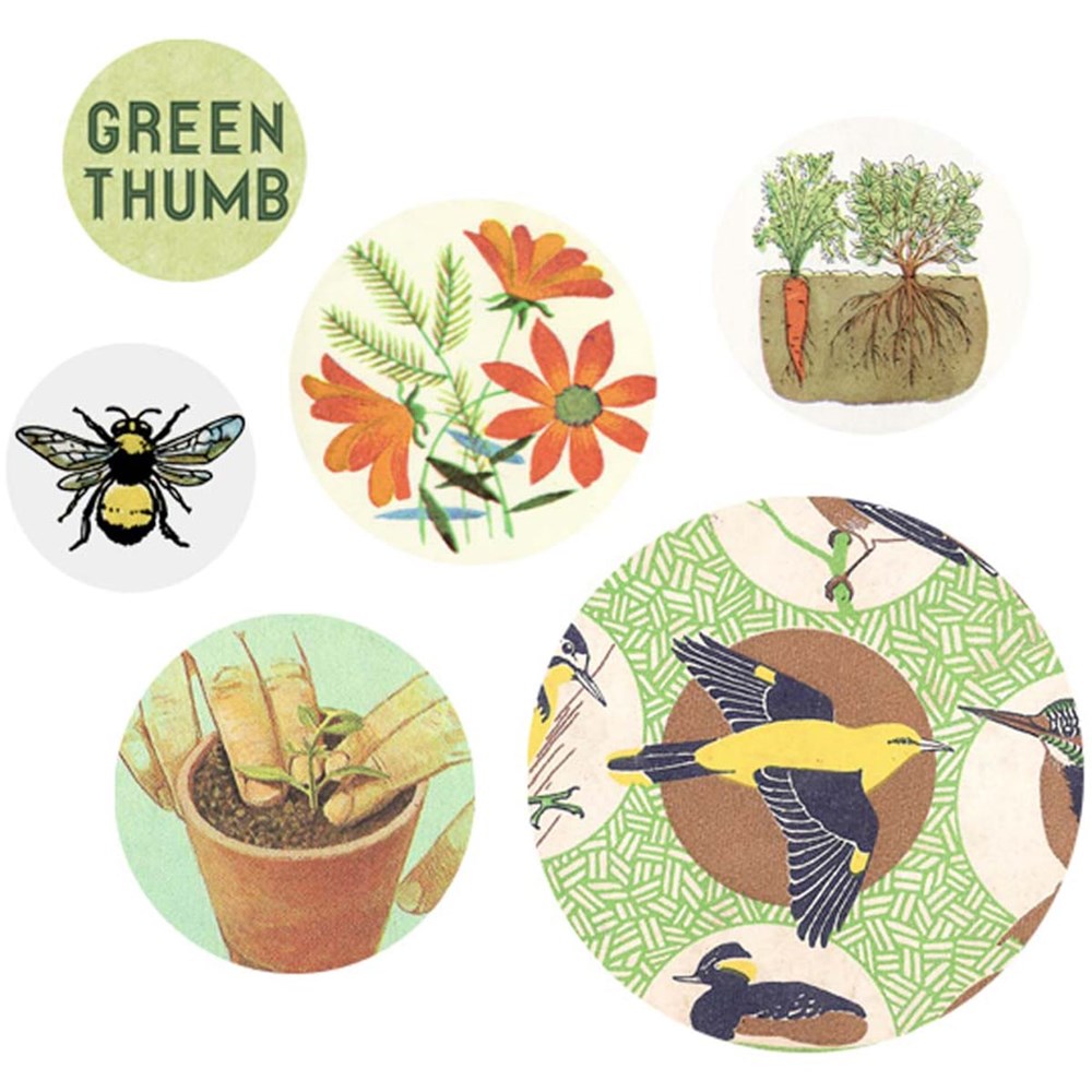 Pack of Buttons - Garden