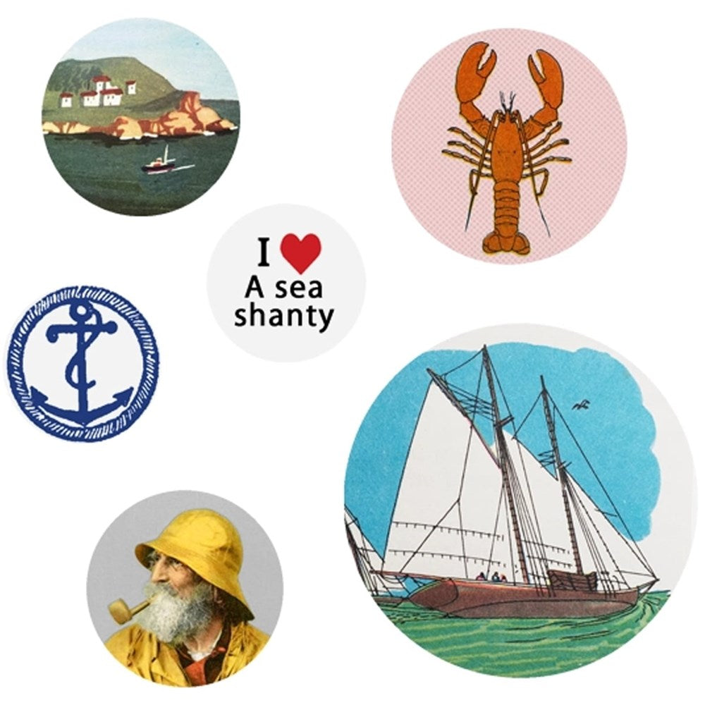 Pack of Buttons - The Maritimes