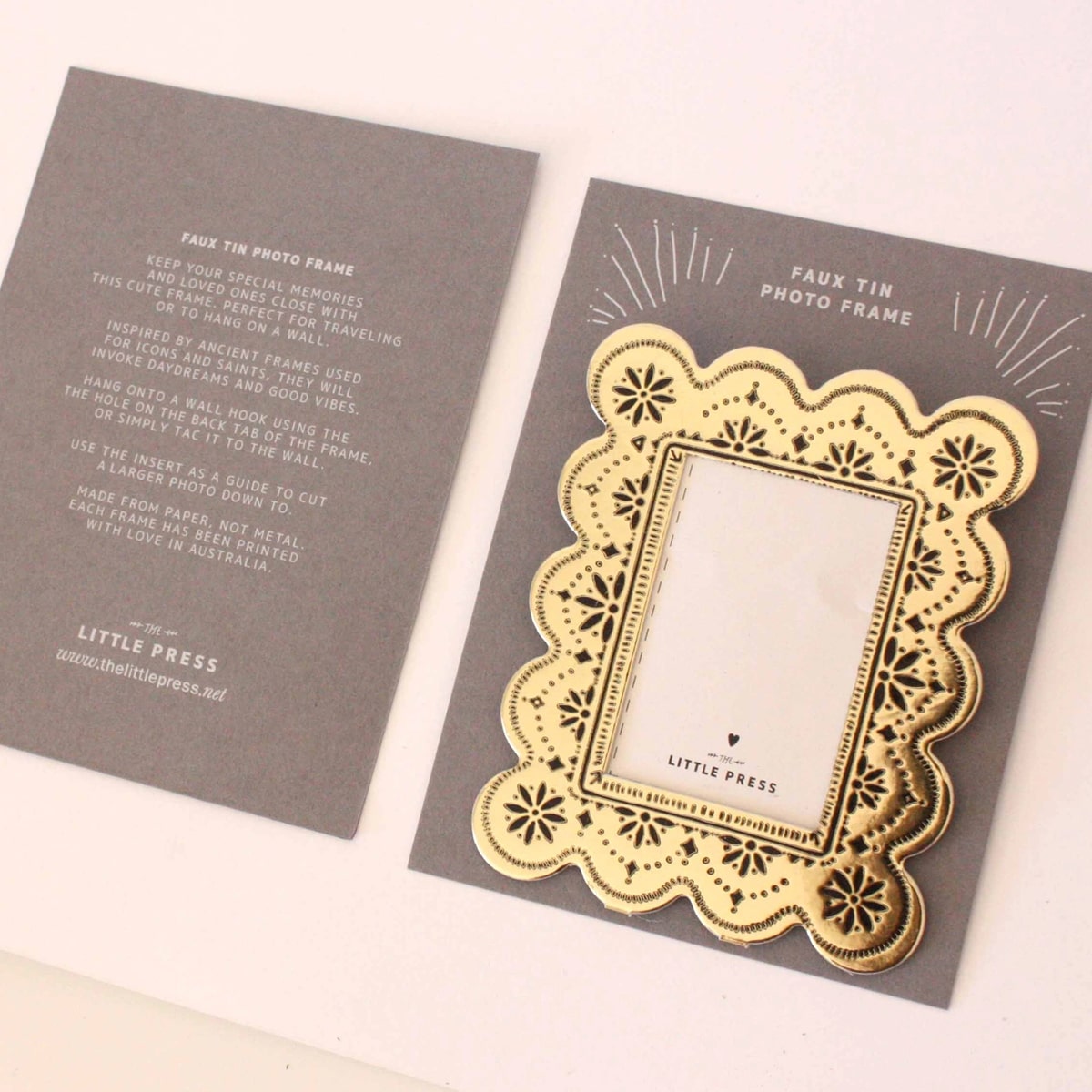 Faux Tin - Biscuit Frame