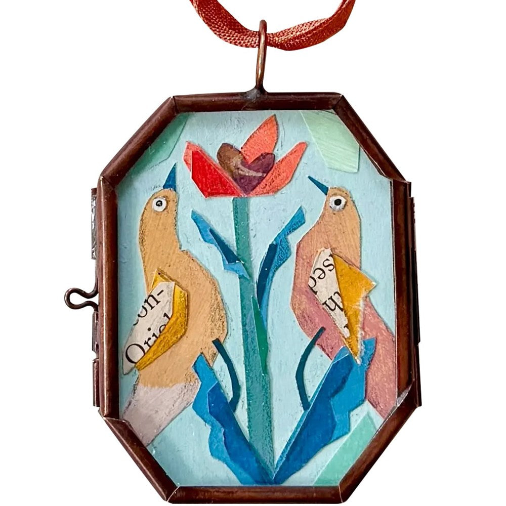 Small Locket - Love Birds