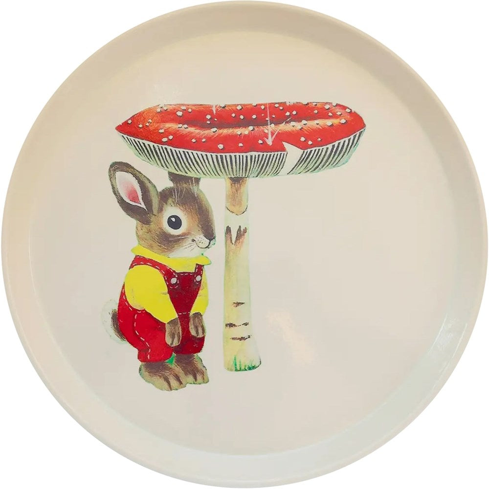 3P4 X Richard Scarry Large Round Tray - Nicholas Bunny